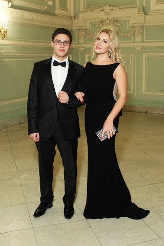 Екатерина Одинцова с сыном Антоном Немцовым.