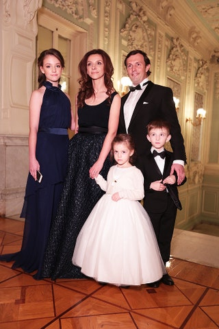 Ирина Глик с мужем и детьми.