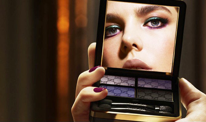 Шарлотта Казираги в рекламе косметики Gucci