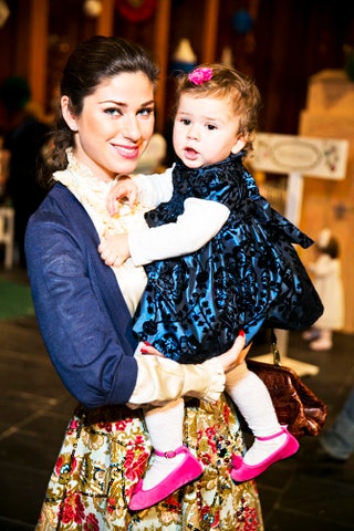 Виктория Шамис с дочерью.