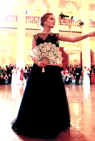 АннаМария Янковская в платье  Alberta Ferretti Demi Couture.