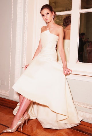 Алеся Кафельникова в платье Dior Haute Couture.