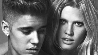 Джастин Бибер и Лара Стоун для Calvin Klein