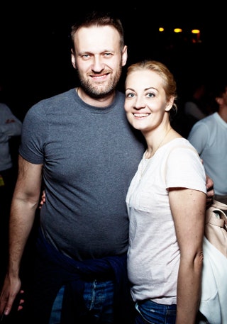 Алексей Навальный с супругой Юлией.