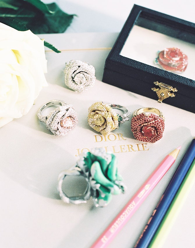 Розы — основной мотив ювелирных ­коллекций Dior