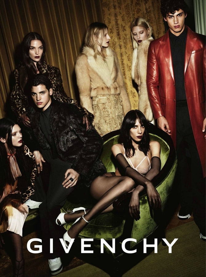 Кадр из рекламной кампании Givenchy осеньзима 2014