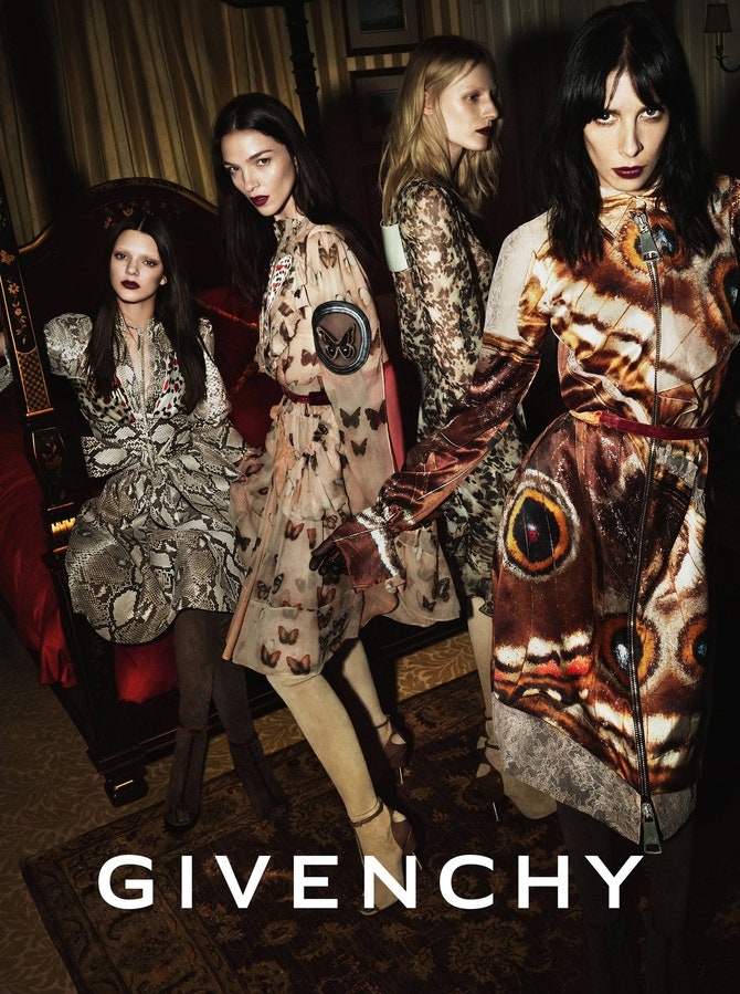 Кадр из рекламной кампании Givenchy осеньзима 2014