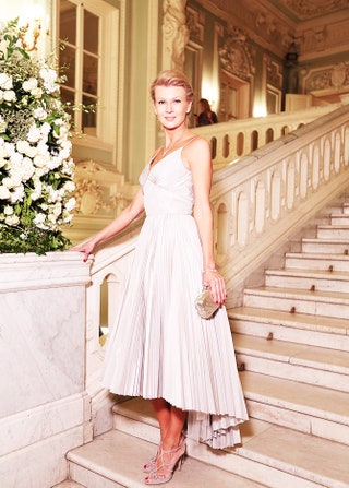 Виктория Борисевич в платье Dior.