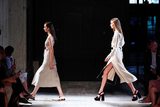 Неделя моды в НьюЙорке показ Victoria Beckham