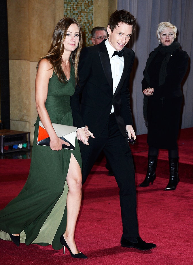 Эдди Редмэйн и Ханна Бэгшоу на BAFTA2013