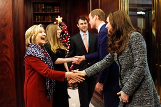 Хиллари Клинтон Челси Клинтон Марк Мезвински принц Уильям и герцогиня Кэтрин.