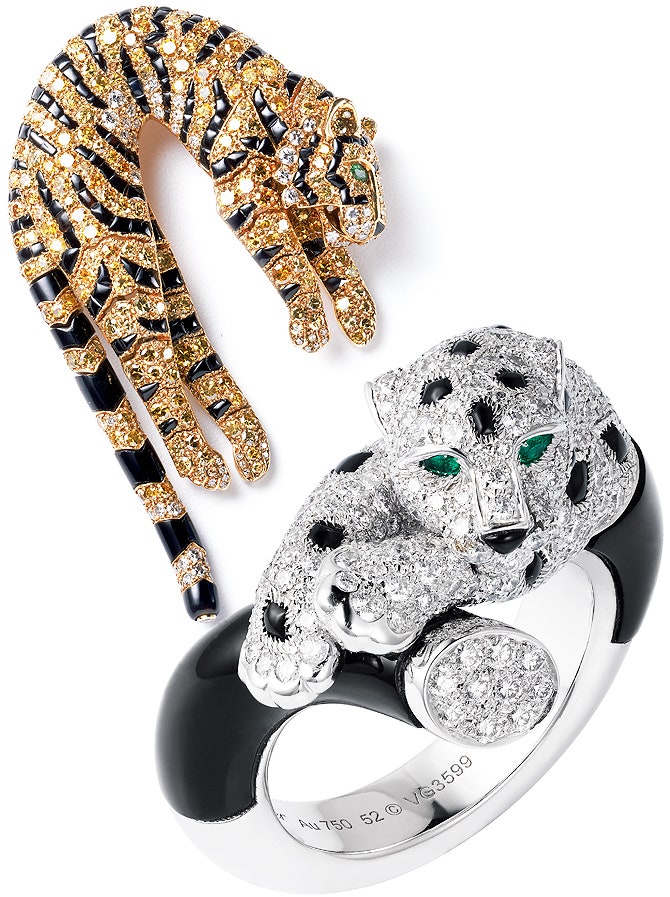 Panthere de Cartier коллекция украшений с тиграми и пантерами | Tatler