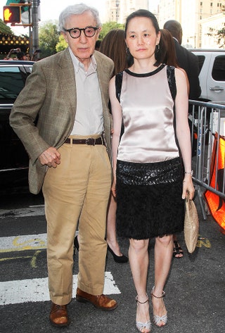 Вуди Аллен с женой Суни Превен.