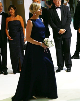 Княгиня Шарлен в Dior.