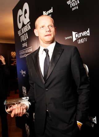 Обладатель специальной награды «Шаг вперед» от Samsung актер Юрий Колокольников.