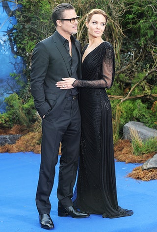Брэд Питт и Анджелина Джоли.