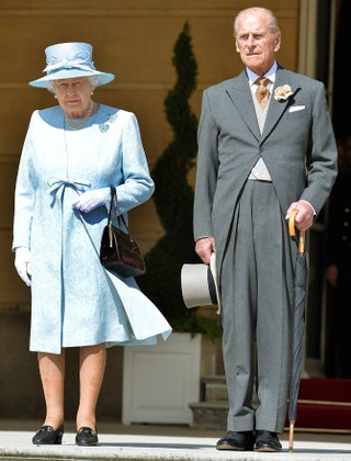 Королева Елизавета и принц Филипп.