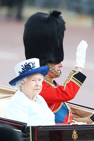 Королева Елизавета и принц Филипп.