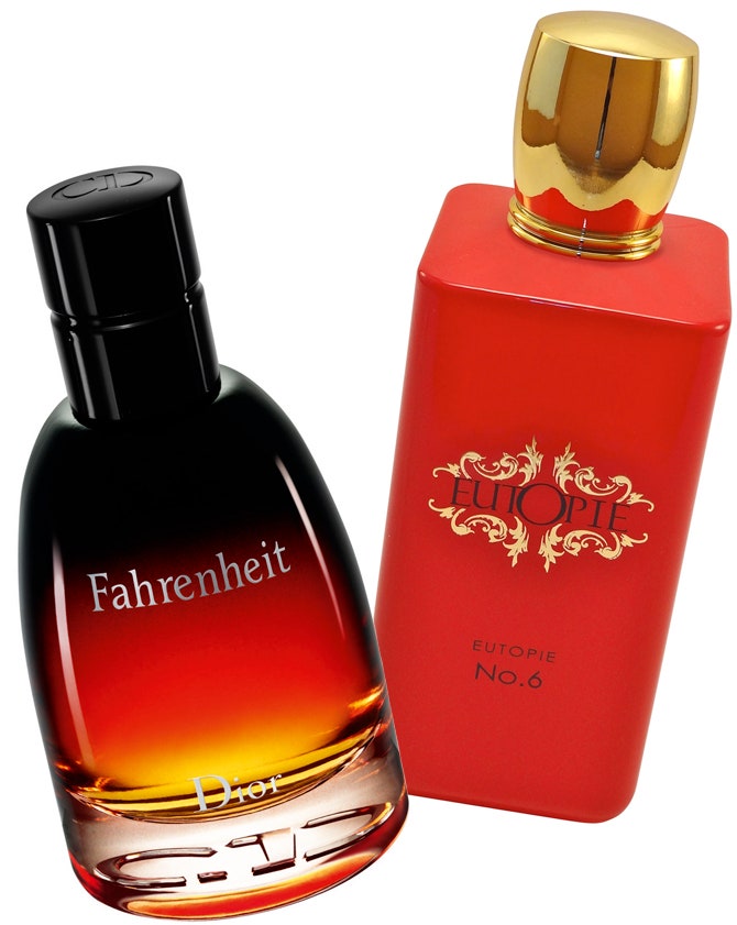 Мужская парфюмерная вода Fahrenheit от Dior и аромат Eutopie No.6 от Eutopie