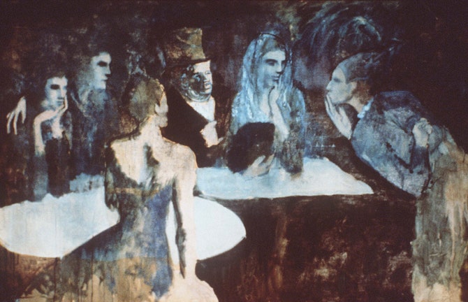 Картина «Свадьба Пьеретты» написанная Пикассо в 1905 году