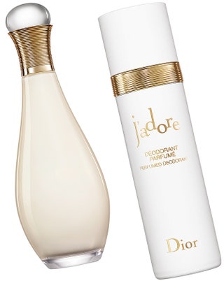 Гель для душа и дезодорант  J'Adore от Dior.