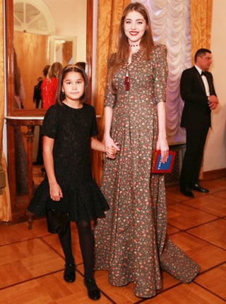 Карина Марченко с дочерью.