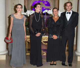 Шарлотта Казираги принцесса Каролина принцесса Стефания и Андреа Казираги.