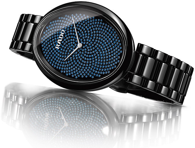 Часы Esenza Ceramic Touch с узором из сапфиров и гранатов в виде спирали Фибоначчи | Tatler