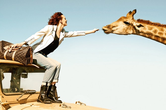 Карен Элсон в рекламной кампании Louis Vuitton «Spirit of Travel»