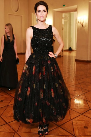 Ксения Соловьева в Chanel Haute Couture.