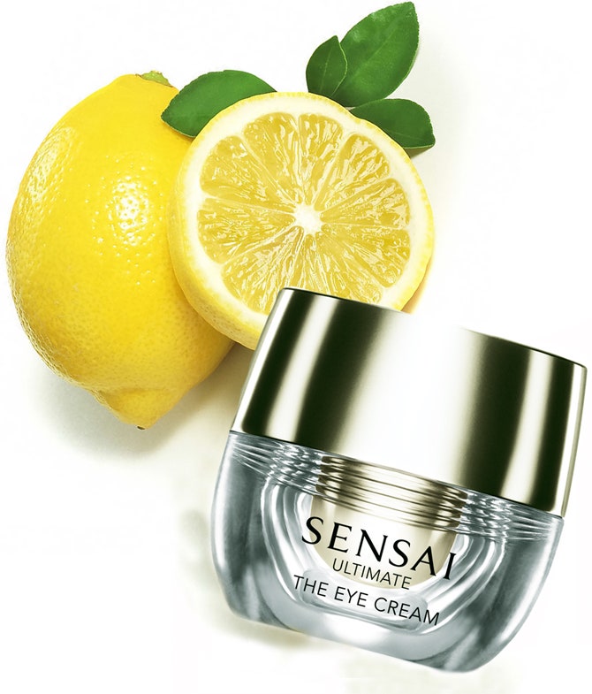 Крем для глаз Ultimate от Sensai с лечебным экстрактом японского лимона осветляет кожу и улучшает микроциркуляцию...