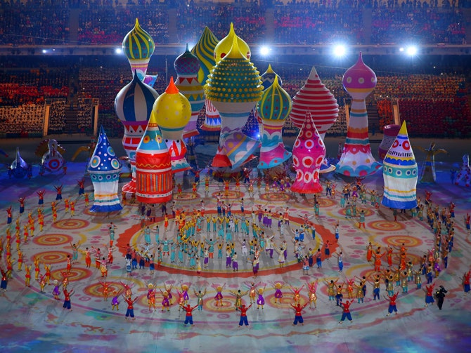 Сочи2014 звездные кадры с открытия Олимпиады
