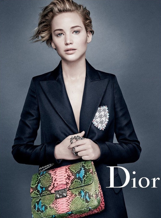 Дженнифер Лоуренс новые фото для Dior