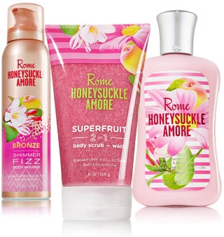 Новая коллекция средств по уходу за телом Rome Honeysuckle Amore от BathBody Works парфюмерный спрей для тела с...