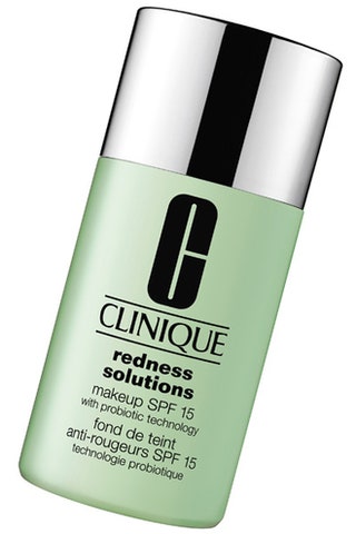 Тональный крем для кожи склонной к покраснениям Redness Solutions Makeup SPF 15 от Clinique с успокаивающим эффектом.
