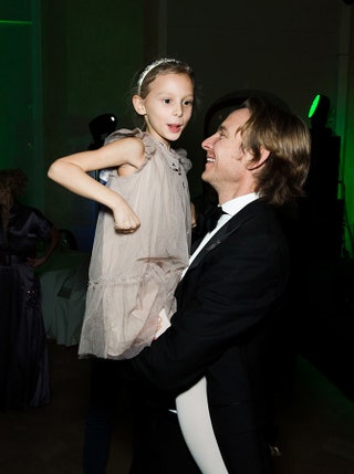 Чарльз Томпсон с дочерью.