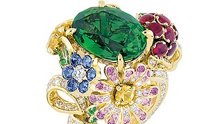 Ювелирные украшения Dior с цветочными мотивами кольца серьги браслеты | Tatler