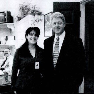 Моника Левински и Билл Клинтон.
