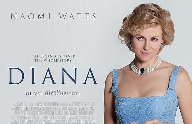 «Диана» с Наоми Уоттс первый трейлер