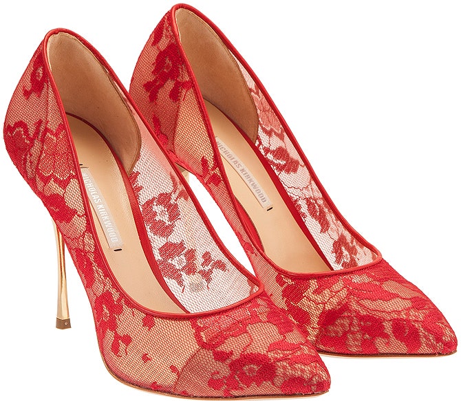 Nicholas Kirkwood осенняя коллекция обуви с золотистыми шпильками | Tatler