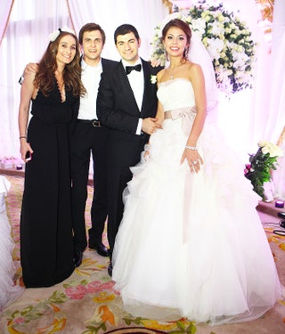 Анастасия Винокур с мужем Григорием Матвеевичевым Борис Джавадов и Карина Давтян.