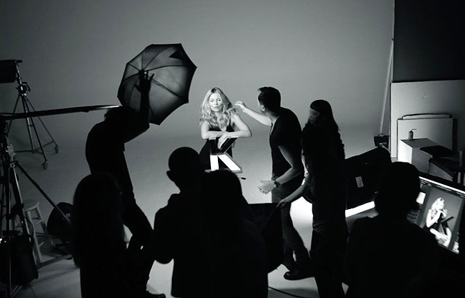 Кейт Мосс в рекламном ролике Kerastase