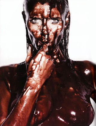 У Хайди Клум все в шоколаде.