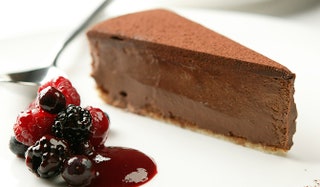 Шоколадный десерт из из ресторана Cippolino.