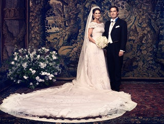 Шведская принцесса Мадлен и бизнесмен Крис О'Нил  .