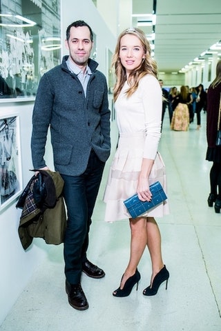 Михаил Идов и Ида Лоло в юбке Dior.