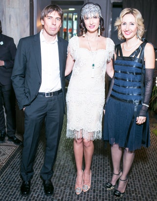 Снежана Георгиева и Оксана Бондаренко в Chanel с супругом.