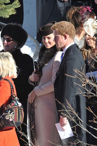 Герцогия Кэтрин и принц Гарри.