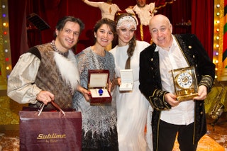 Победители танцевального конкурса Иветта и Тамаз Манашеровы Анастасия Романцова и Марк Гарбер.