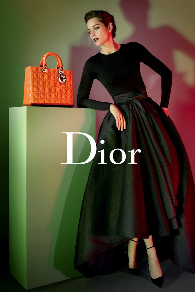 Марион Котийяр в рекламной кампании Lady Dior